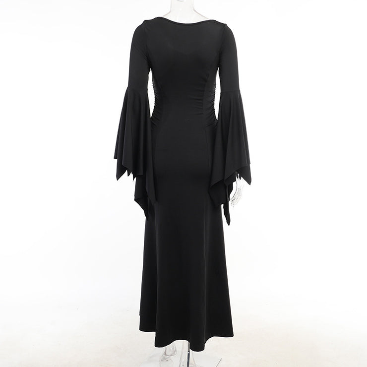 Women's Gothic Sexy Bat Sleeve Dresses