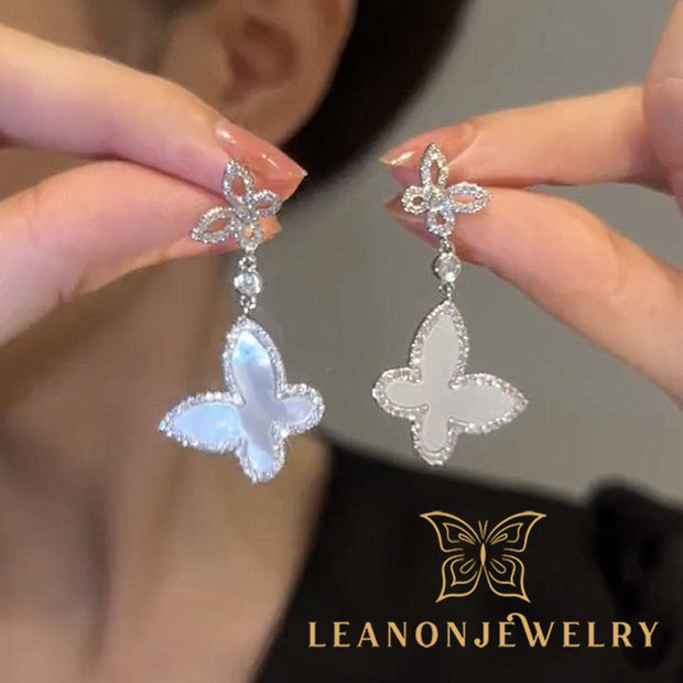 Mother of pearl Butterfly Earrings