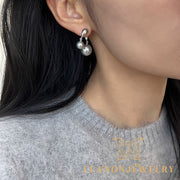 Simple Size Pearl Earrings