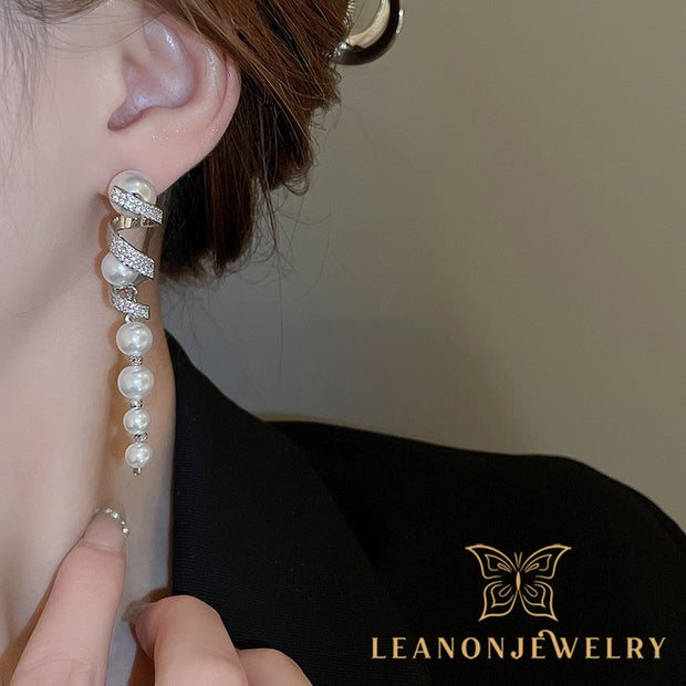 Spinning Pearl Earrings