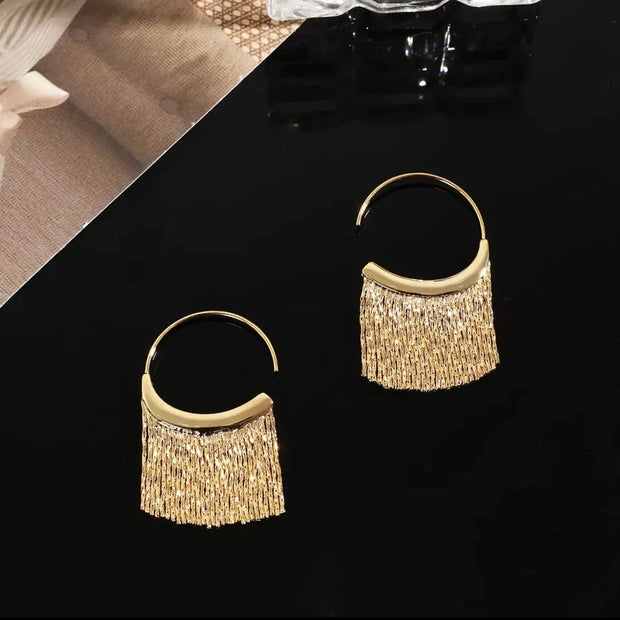 Chain Tassel Earrings