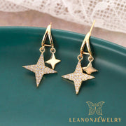 Sterling Silver Little Star Earrings