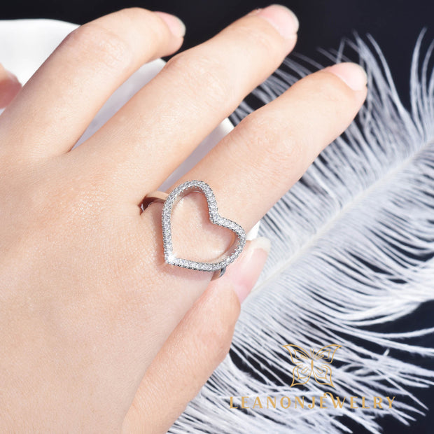 Love Wisp Diamond Adjustable Ring