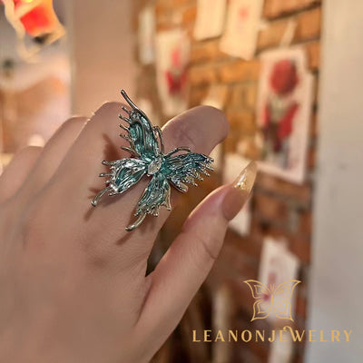 Liquid Butterfly Ring