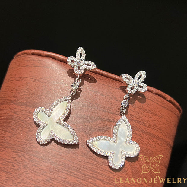 Mother of pearl Butterfly Earrings