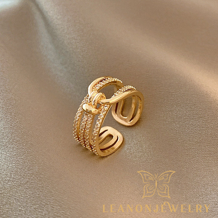 Knot Adjustable Ring