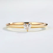 Small Love' Crystal Heart Ring