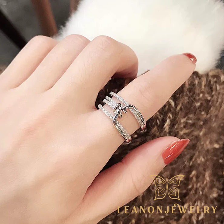 Knot Adjustable Ring