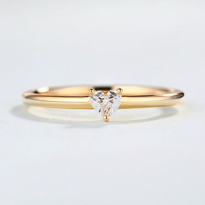 Small Love' Crystal Heart Ring