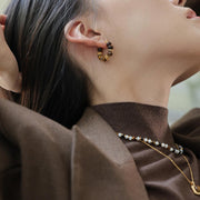 Tiger's Eye Merad Earrings