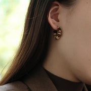 Tiger's Eye Merad Earrings