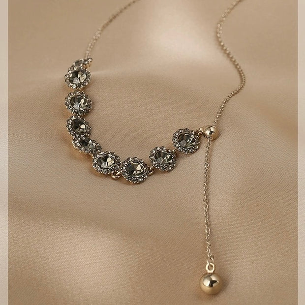 Crystal and Diamond Necklace