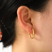 Twisted Pattern Patchwork Earrings