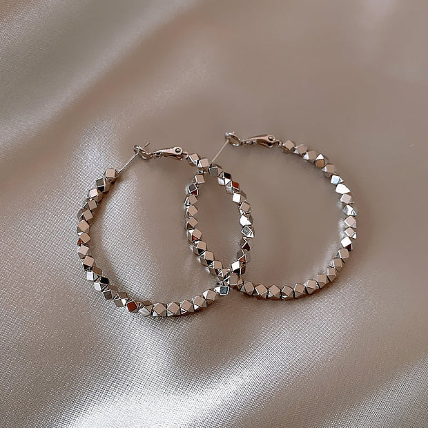 Circle Beaded Earrings