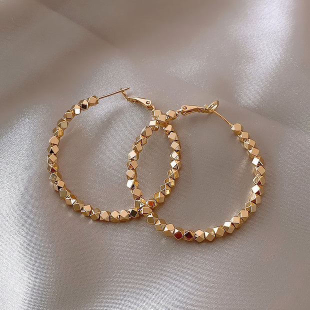 Circle Beaded Earrings