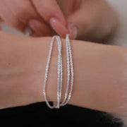 Multi-Layered Sterling Silver Bracelet