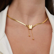 Gold Butterfly Necklace