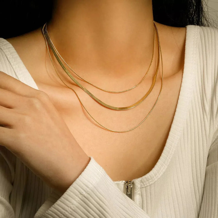 Multi-Layered Chain Necklace